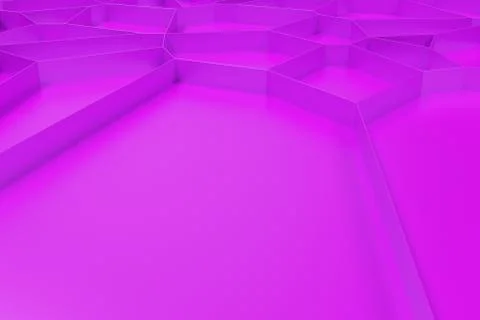 Abstract colored 3d voronoi grate on colored background Ilustración de archivo