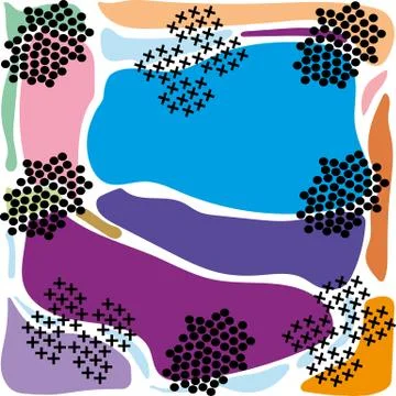 Abstract colored background blue purple pink geometric Stock Illustration