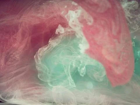 Abstract colored background. Colored smoke, ink in water, the patterns of the Stock Illustration