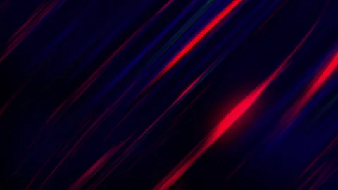 Abstract colored background with glowing moving lines in red and blue Stock Footage 203837348