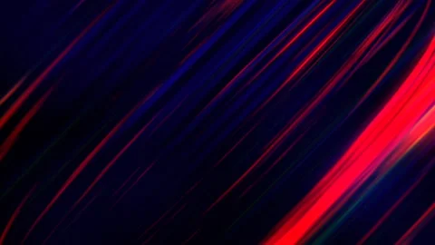 Abstract colored background with glowing moving lines in red and blue. Stock Footage 262477404