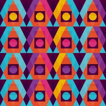 Abstract colored background of graffiti beautiful polygons Stock Illustration