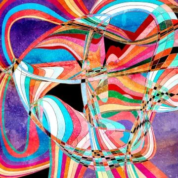 Abstract colored background Stock Illustration