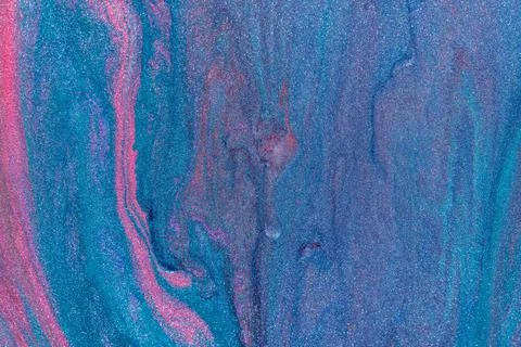 Abstract colored background from liquid flowing paints Stock Illustration