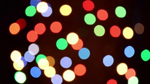 Abstract colored background. No focus. Colorful bright lights. Fantasy Stock Footage 72862411