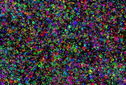 Abstract colored background paint splashes Stock Illustration