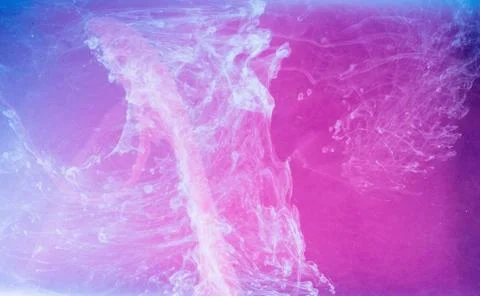 Abstract colored background. Pink smoke, ink in water, the patterns of the Stock Illustration