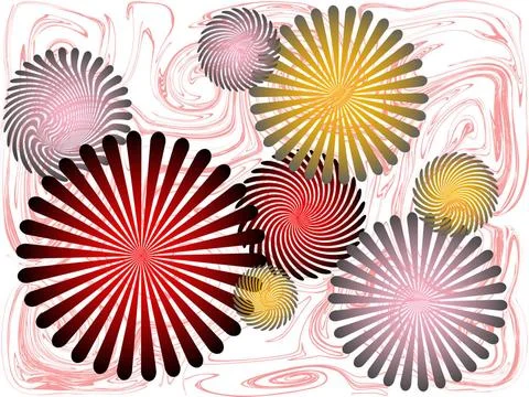 Abstract colored background of radial rays patterns abstract colored backg... Foto stock