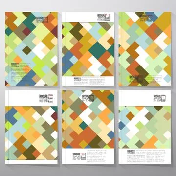 Abstract colored background, square design vector. Business vector templates for Stock Illustration