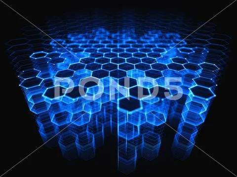 Abstract Colored Background Technology Connection 스톡 일러스트