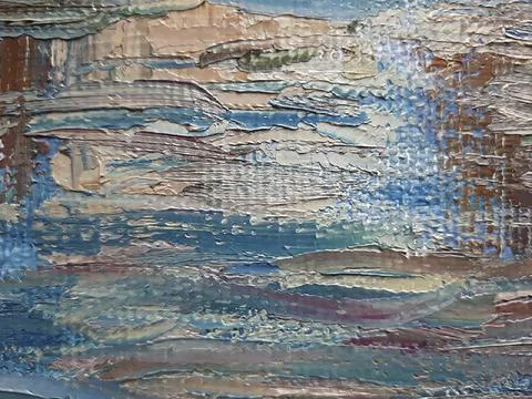 Abstract colored background. The texture of the oil paint. Brush strokes. Stock Illustration