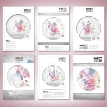 Abstract colored background, triangle design vector. Brochure, flyer or report 스톡 일러스트