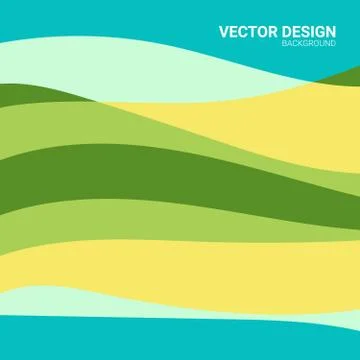 Abstract colored Background with Waves. Vector pattern Stockillustratie