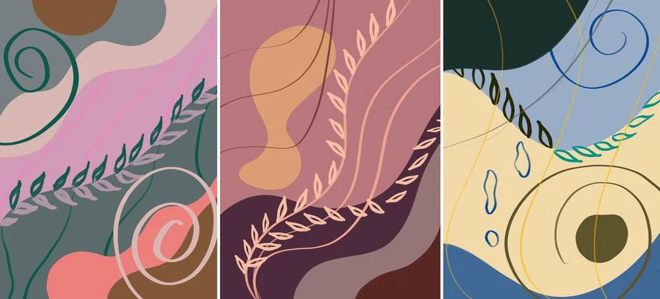 Abstract colored backgrounds . eco backgrounds. Digital illustration Stock Illustration
