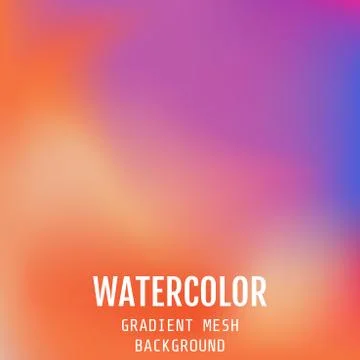 Abstract colored bright gradient mesh oriental background.  Mode Illustrazione stock