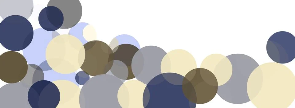 Abstract colored circles for backdrop. Stock Illustration