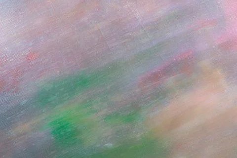 Abstract colored creative background - rough linen canvas unevenly covered wi Stock Photos