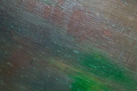Abstract colored creative background - rough linen canvas unevenly covered wi Stock Photos