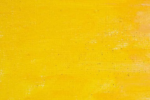 Abstract colored creative background: stains of yellow paint-primer on rough  Stock Photos
