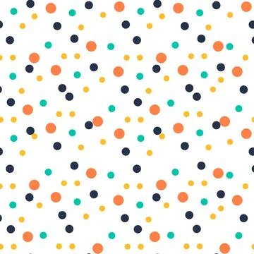 Abstract colored falling confetti isolated on white background vector illus.. Stock Illustration