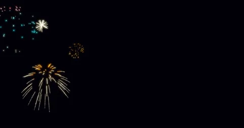 Abstract colored firework background 3DAnimation,  space for text (3D rendering) Stock Footage 170248686