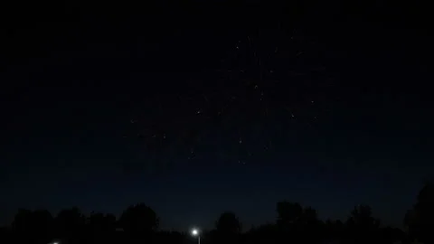 Abstract colored firework background. Celebration and anniversary concept Stock Footage 92006832