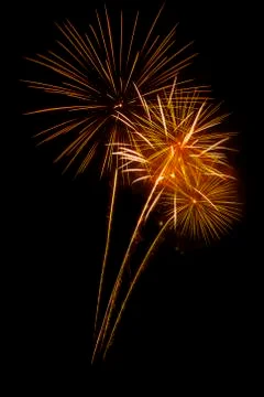 Abstract colored firework background,Fireworks light up the sky Stock-Fotos