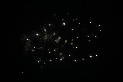 Abstract colored firework background,Fireworks light up the sky Stock Photos