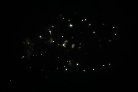 Abstract colored firework background,Fireworks light up the sky Stock Photos