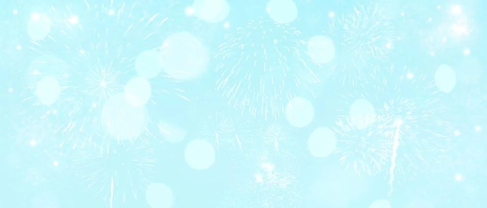 Abstract colored firework on dark sky. Celebration and anniversary concept Foto stock