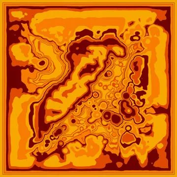 Abstract colored fractal pattern background. Decorative digital art 3d render Stock Illustration