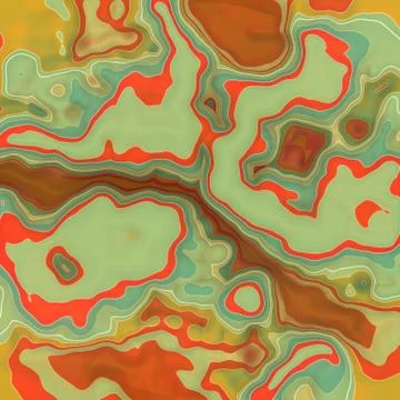 Abstract colored fractal pattern background. Decorative digital art 3d render Stock Illustration