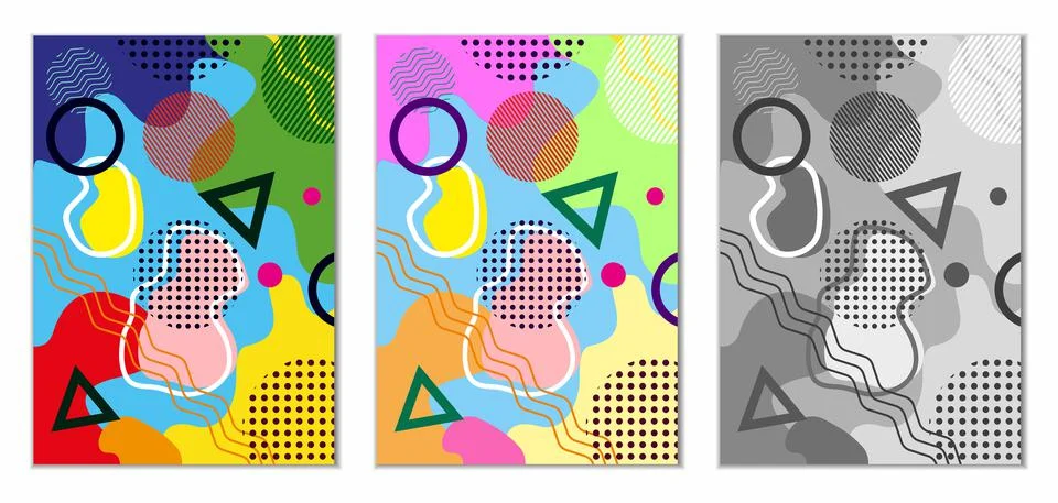 Abstract colored geometric background 2 Stock Illustration