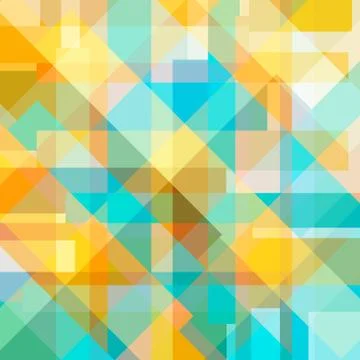 Abstract colored geometric vector background Stock Illustration