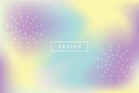 Abstract colored gradient pastel colors and circles. Stock Illustration