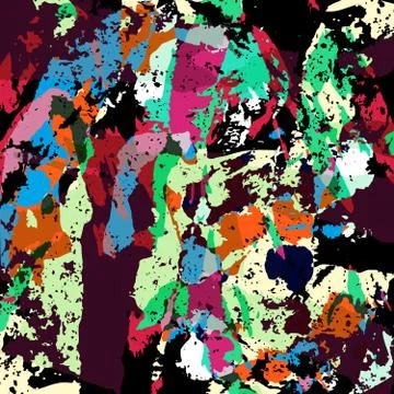 Abstract colored graffiti background Stock-Illustration