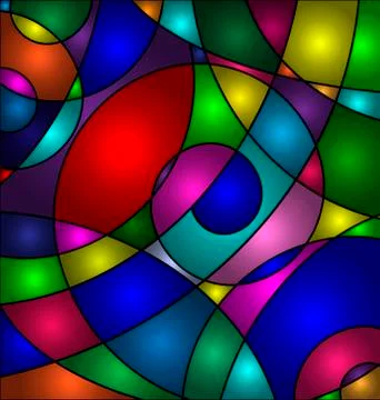 Abstract colored image Stock Illustration