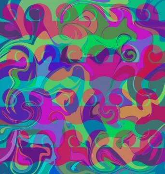 Abstract colored image of wave Stock Illustration
