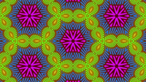 Abstract Colored Kaleidoscope Video stock 73541243