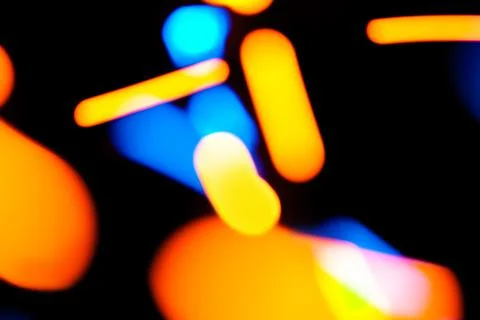Abstract colored light trails Stock Photos
