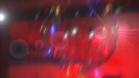 Abstract colored lights in defocus Video stock 87874085