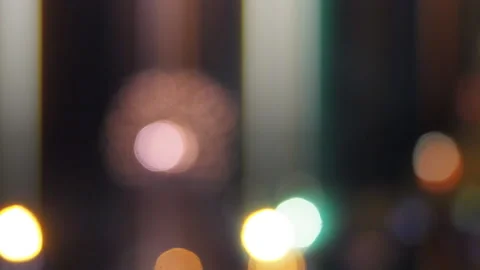 Abstract colored lights in defocus Video stock 94508127