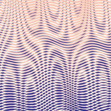 Abstract colored linear background with soft transition moire. Stock Illustration