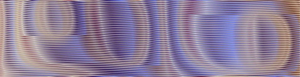 Abstract colored lined background with rounded lines and shapes with glow effect Stock Illustration