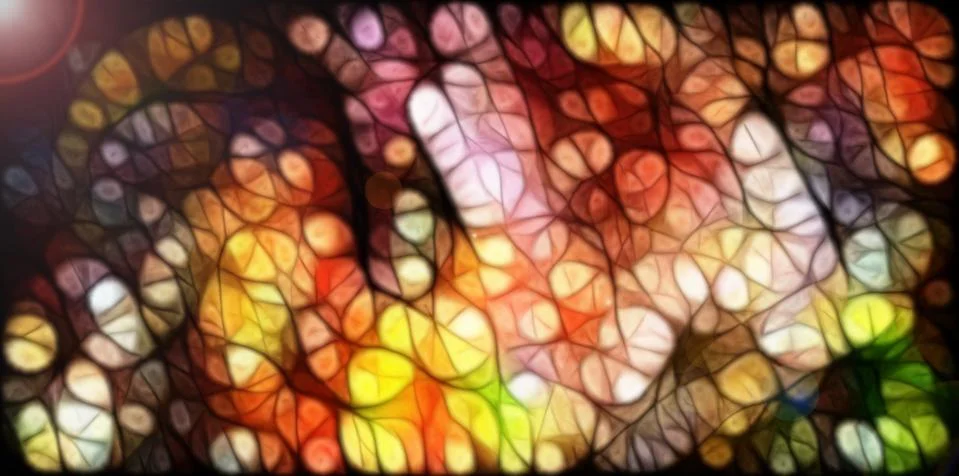 Abstract colored mosaic background Stock Illustration