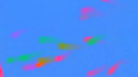 Abstract colored objects in the sky. Video stock 91693039