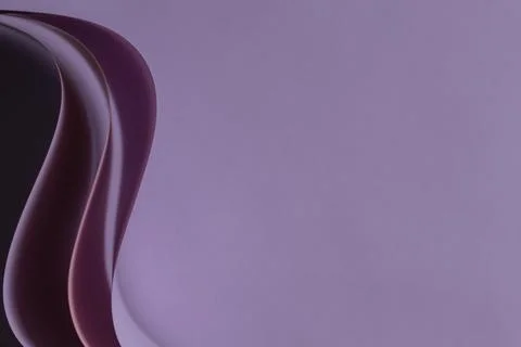 Abstract colored paper geometry composition monochrome background in purple Stock-Illustration