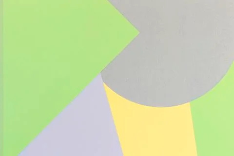 Abstract colored paper texture background. Minimal geometric shapes and lines in 스톡 사진