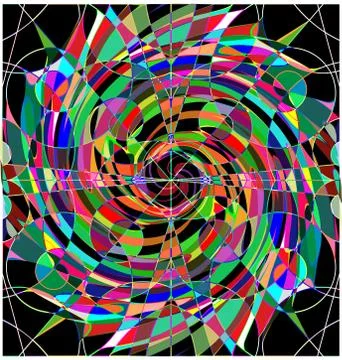 Abstract colored pattern Stock Illustration