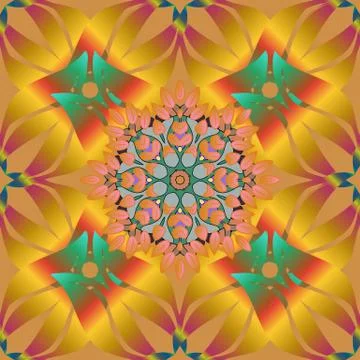Abstract colored picture Illustration